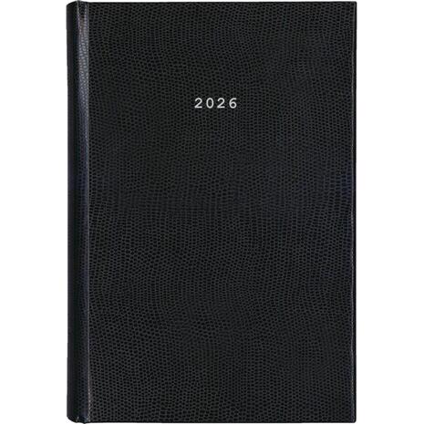 Ημερολόγιο ημερήσιο δετό Next Skin 2026 17x25cm μαύρο