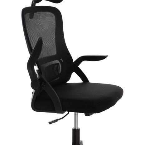 ΚΑΡΕΚΛΑ ΓΡΑΦΕΙΟΥ BLAZER HM1205.01 ΜΑΥΡΟ MESH-ΜΑΥΡΟΣ ΣΚΕΛΕΤΟΣ NYLON 60,5x47x85,5Υεκ.