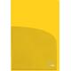 Ζελατίνα Typotrust PP δίπτυχη με 2 θήκες Α4 170mic ημιδιάφανη Κίτρινη (1 τεμάχιο)