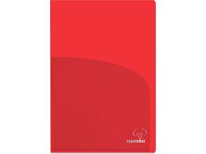Ζελατίνα Typotrust PP δίπτυχη με 2 θήκες Α4 170mic ημιδιάφανη κόκκινη (1 τεμάχιο)