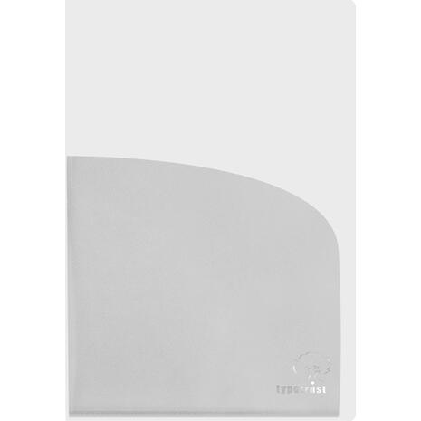 Ζελατίνα Typotrust PP δίπτυχη με 2 θήκες Α4 170mic ημιδιάφανη λευκή (1 τεμάχιο)