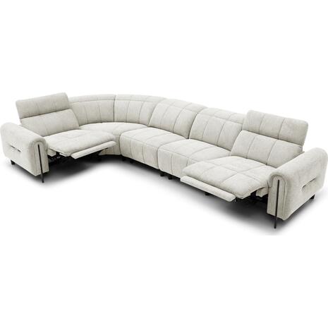 ΓΩΝΙΑΚΟΣ ΚΑΝΑΠΕΣ ΜΕ RECLINE ORACLE HM3290.02 ΜΠΕΖ ΥΦΑΣΜΑ 260x260x90(κάθισμα)x94Υεκ.