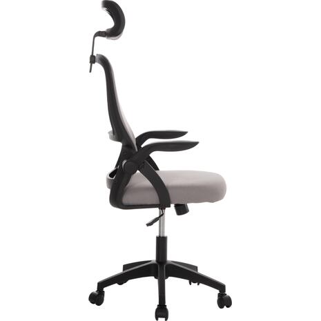 ΚΑΡΕΚΛΑ ΓΡΑΦΕΙΟΥ BLAZER HM1205.05 ΓΚΡΙ MESH-ΜΑΥΡΟΣ ΣΚΕΛΕΤΟΣ 60x58x110-130Υεκ.