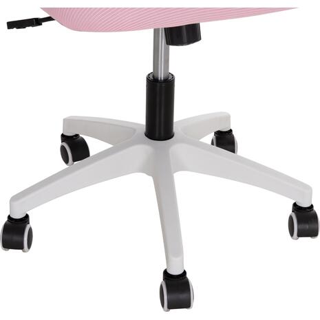 ΚΑΡΕΚΛΑ ΓΡΑΦΕΙΟΥ BLAZER HM1205.04 ΡΟΖ MESH-ΛΕΥΚΟΣ ΣΚΕΛΕΤΟΣ 60x58x110-130Υεκ.