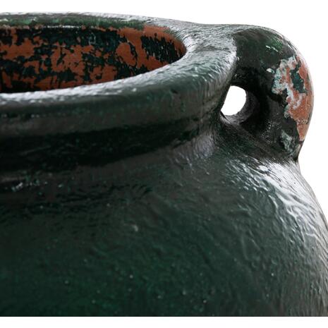 ΔΙΑΚΟΣΜΗΤΙΚΟ ΒΑΖΟ HM4380 ΤΕΡΑΚΟΤΑ ΣΕ ANTIQUE ΠΡΑΣΙΝΗ ΑΠΟΧΡΩΣΗ Φ26Χ26Yεκ.