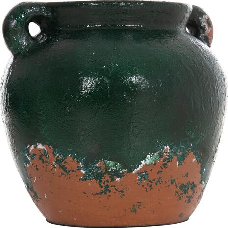 ΔΙΑΚΟΣΜΗΤΙΚΟ ΒΑΖΟ HM4380 ΤΕΡΑΚΟΤΑ ΣΕ ANTIQUE ΠΡΑΣΙΝΗ ΑΠΟΧΡΩΣΗ Φ26Χ26Yεκ.