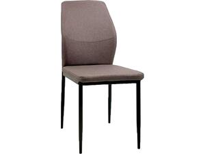 ΚΑΡΕΚΛΑ ΤΡΑΠΕΖΑΡΙΑΣ DIAZ HM18346.03 ΚΑΦΕ ΥΦΑΣΜΑ-ΜΕΤΑΛΛΙΚΑ ΠΟΔΙΑ ΜΑΥΡΑ 41,5x52x87Υεκ. (σετ 4 τεμαχίων)