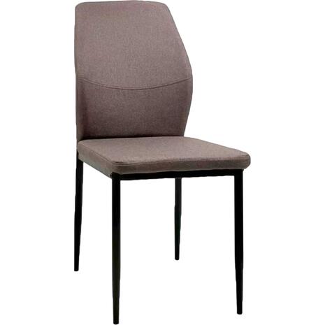 ΚΑΡΕΚΛΑ ΤΡΑΠΕΖΑΡΙΑΣ DIAZ HM18346.03 ΚΑΦΕ ΥΦΑΣΜΑ-ΜΕΤΑΛΛΙΚΑ ΠΟΔΙΑ ΜΑΥΡΑ 41,5x52x87Υεκ. (σετ 4 τεμαχίων)