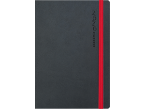 Ημερολόγιο εβδομαδιαίο Linardatos 2026 Flexy Weekly_Α εύκαμπτο 360o δερματίνη με λάστιχο Γκρι 63094_A