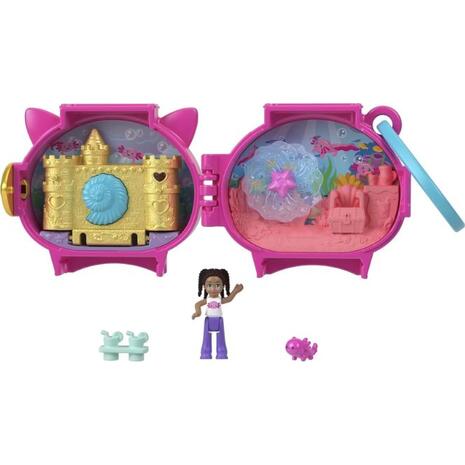Mattel Polly Pocket Pet Connects Axolotl Σετάκια Με Ζωάκια (GYV99 / HXX22)