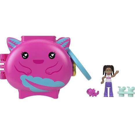 Mattel Polly Pocket Pet Connects Axolotl Σετάκια Με Ζωάκια (GYV99 / HXX22)