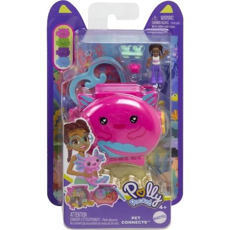 Mattel Polly Pocket Pet Connects Axolotl Σετάκια Με Ζωάκια (GYV99 / HXX22)