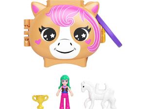 Mattel Polly Pocket Polly Mini -Σετακια Με Ζωακια Pet Connects Horse Σετ Παιχνιδιών (GYV99 / JCB20)