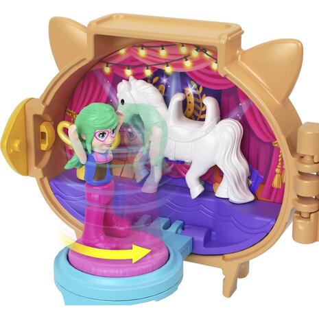 Mattel Polly Pocket Polly Mini -Σετακια Με Ζωακια Pet Connects Horse Σετ Παιχνιδιών (GYV99 / JCB20)