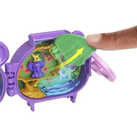 Mattel Polly Pocket Polly Mini -Σετάκια Με Ζωάκια Pet Connects Elephan Σετ Παιχνιδιών (GYV99 / JCB19)