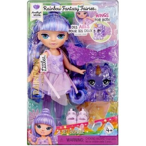 Rainbow High Littles Rainbow Fantasy Fairies - Amethyst Willow Doll (543435)