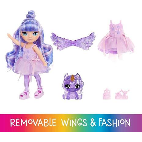 Rainbow High Littles Rainbow Fantasy Fairies - Amethyst Willow Doll (543435)