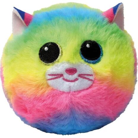 Ty Beanie Bouncers Gemma Χνουδωτό Μπαλάκι που Αναπηδάει Γατούλα Πολύχρωμη