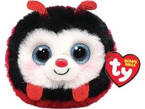 Ty Beannie Balls Izzy χνουδωτή πασχαλίτσα κόκκινη and μαύρη