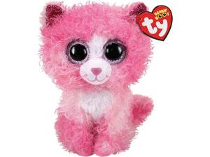Ty Beanie Boos Reagen Χνουδωτό Γατούλα Ροζ 23εκ