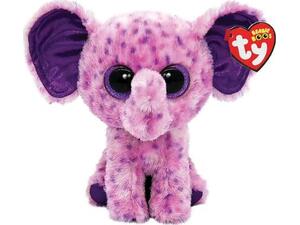 Ty Beanie Boos Eva Χνουδωτό Ελέφαντας Μωβ 15εκ