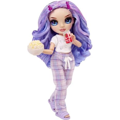 Rainbow High Junior High PJ Party Κούκλα Violet Purple (503705)