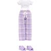 Rainbow High Junior High PJ Party Κούκλα Violet Purple (503705)