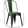 RELIX Καρέκλα Στοιβαζόμενη, Μέταλλο Βαφή Πράσινο (Ε5191,3W)