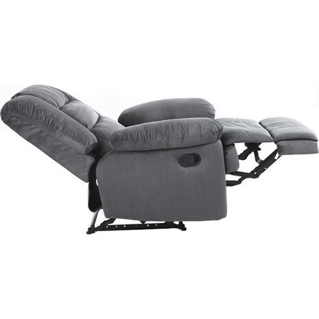 JULIA Πολυθρόνα Relax Σαλονιού - Καθιστικού, Ύφασμα Γκρι (Ε971,2) (Γκρι)