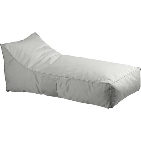 TACO Πουφ Ξαπλώστρα Ανάκλιντρο, 100% Αδιάβροχο Ύφασμα Γκρι (Ε029,5)