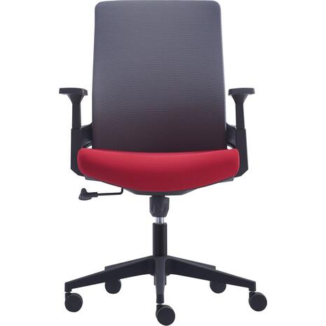 BF8950 Πολυθρόνα Γραφείου Mesh Γκρι, Ύφασμα  Μπορντώ (ΕΟ529,20)