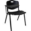 STUDY Καρέκλα - Θρανίο Μέταλλο Βαφή Μαύρο, PP Μαύρο (ΕΟ549,2S)