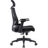 BF8900 Πολυθρόνα Γραφείου Διευθυντή, Mesh Μαύρο, Ύφασμα Μαύρο (ΕΟ528,10)