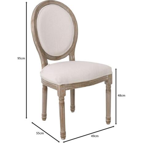 Καρέκλα Κουζίνας - Τραπεζαρίας JAMESON  K/D , Decape, Ύφασμα Εκρού [Ε-00023815] Ε752,1Κ (συσκευασία 2 τεμαχίων) - Ανακάλυψε ποιοτικές και μοντέρνες Καρέκλες Κουζίνας - Τραπεζαρίας από το Oikonomou-shop.gr.