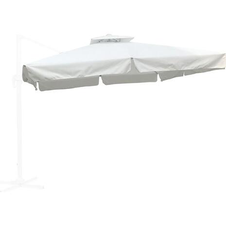 Πανί Ανταλλακτικό Άσπρο για Ομπρέλα Τηλεσκοπική HANGING 3x3m (Α900,1)
