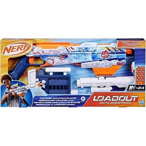 Nerf Loadout Arctic Zerostriker Blaster και N1 Darts (G1763)