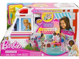 Mattel Barbie Κινητό Ιατρείο - Ασθενοφόρο HKT79