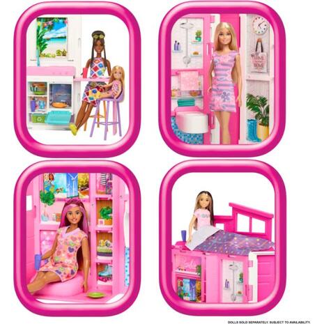 Barbie Σπιτάκι Βαλιτσάκι (HRJ76)