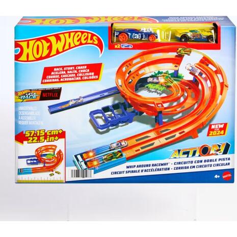 Hot Wheels Action Whip Around Raceway Σούπερ Κυκλική Πίστα (HTK17)