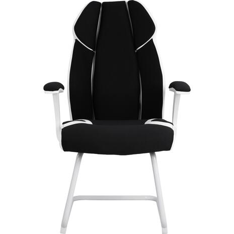 ΠΟΛΥΘΡΟΝΑ ZAHARA HM1102.02 ΣΕ ΧΡΩΜΑ ΜΑΥΡΟ ΜΕ ΑΣΠΡΟ 66,5x63x108cm