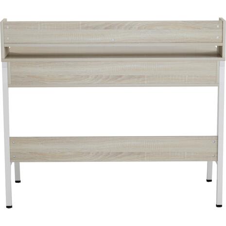 ΓΡΑΦΕΙΟ OLIVIER HM2129.01 ΜΕΛΑΜΙΝΗ ΣΕ SONAMA-ΛΕΥΚΟ-ΛΕΥΚΟΣ ΜΕΤΑΛΛΙΚΟΣ ΣΚΕΛΕΤΟΣ 104x48x89Υεκ