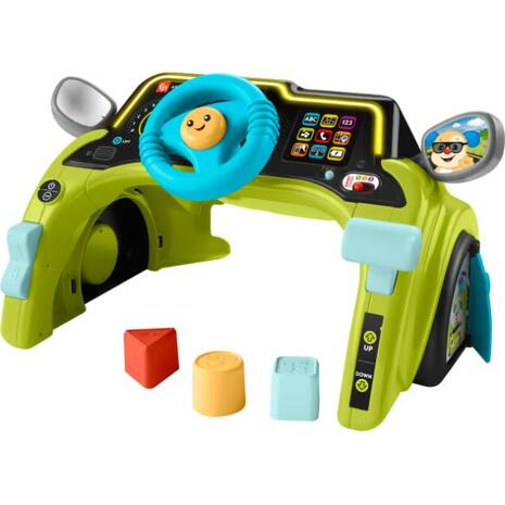 Fisher Price Όχημα Laugh & Learn Sit & Steer Driver Εκπαιδευτικό Αυτοκινητάκι με Μουσική, Φως και Ήχους για 6+ Μηνών
