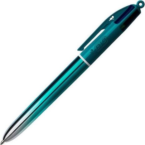 Στυλό Bic 4 Colours Pro Ballpoint Pen Teal Barrel Medium 1.0mm 524092