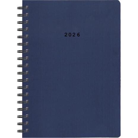 Ημερολόγιο ημερήσιο σπιράλ Next Classic 2026 14x21εκ. Μπλε