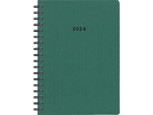 Ημερολόγιο ημερήσιο σπιράλ Next Classic 2026 14x21εκ. Πράσινο