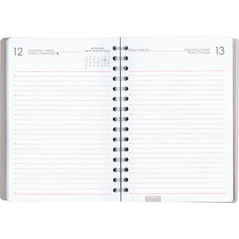 Ημερολόγιο ημερήσιο σπιράλ Next Classic 2026 14x21εκ. Πράσινο