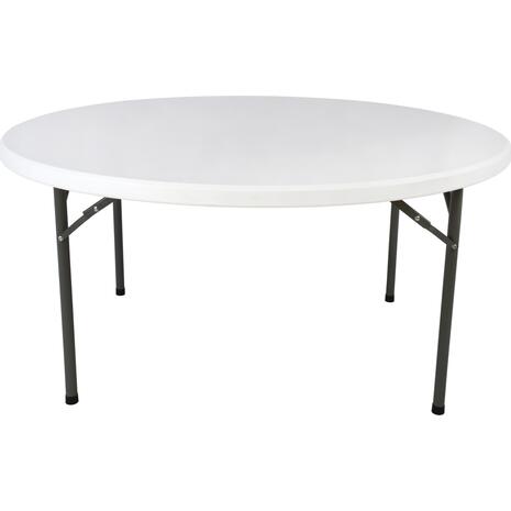 ΤΡΑΠΕΖΙ CATERING-ΣΥΝΕΔΡΙΟΥ HM5043 Φ152Χ74εκ ΠΤΥΣΣΟΜΕΝΟ ΣΤΡΟΓΓΥΛΟ