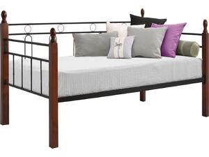 ΚΑΝΑΠΕΣ ΚΡΕΒΑΤΙ REVEN ΣΤΡΩΜΑ 90Χ190 εκ ΜΕΤΑΛΛΟ ΚΑΙ ΞΥΛΟ HM367