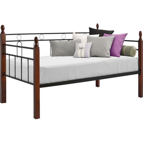 ΚΑΝΑΠΕΣ ΚΡΕΒΑΤΙ REVEN ΣΤΡΩΜΑ 90Χ190 εκ ΜΕΤΑΛΛΟ ΚΑΙ ΞΥΛΟ HM367