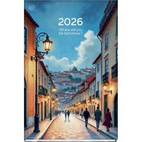 Ημερολόγιο ημερήσιο The Writing Fields Around the World 11x17cm 2026 σε διάφορα χρώματα (1 τεμάχιο)